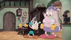 Screenshots from the 2022 Netflix cartoon Piano Lesson