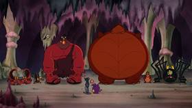 Screenshots from the 2022 Netflix cartoon Release the Demons!