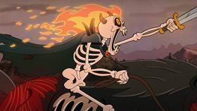 Screenshots from the 2022 Netflix cartoon Release the Demons!