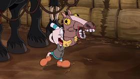 Screenshots from the 2022 Netflix cartoon Release the Demons!