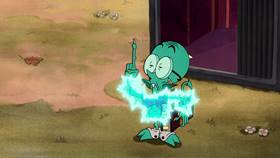 Screenshots from the 2022 Netflix cartoon Release the Demons!