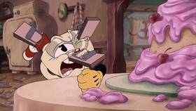 Screenshots from the 2022 Netflix cartoon Rats All Folks!