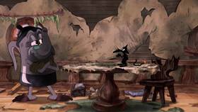 Screenshots from the 2022 Netflix cartoon Rats All Folks!