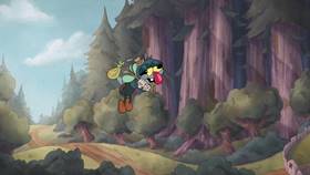 Screenshots from the 2022 Netflix cartoon Rats All Folks!