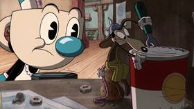 Screenshots from the 2022 Netflix cartoon Rats All Folks!