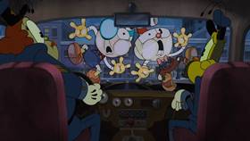 Screenshots from the 2022 Netflix cartoon Say Cheese!