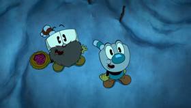 Screenshots from the 2022 Netflix cartoon Lost in the Woods