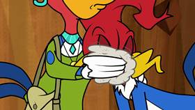 Screenshots from the 2022 Universal 1440 Entertainment cartoon The Mother of All Problems