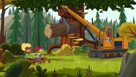 Screenshots from the 2022 Universal 1440 Entertainment cartoon The Mother of All Problems