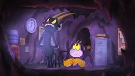 Screenshots from the 2022 Netflix cartoon The Devil