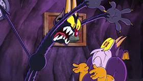 Screenshots from the 2022 Netflix cartoon The Devil