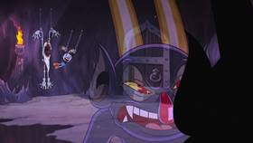 Screenshots from the 2022 Netflix cartoon The Devil