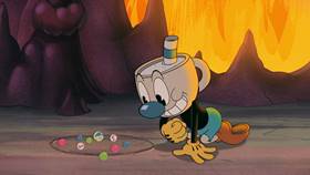 Screenshots from the 2022 Netflix cartoon The Devil