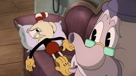 Screenshots from the 2022 Netflix cartoon The Devil