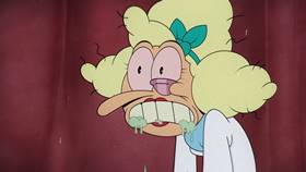 Screenshots from the 2022 Netflix cartoon Cupstaged