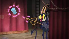 Screenshots from the 2022 Netflix cartoon Cupstaged