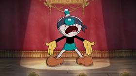 Screenshots from the 2022 Netflix cartoon Cupstaged