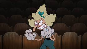 Screenshots from the 2022 Netflix cartoon Cupstaged