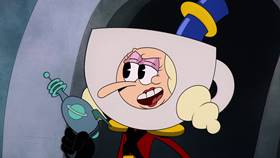 Screenshots from the 2022 Netflix cartoon Cupstaged