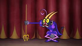 Screenshots from the 2022 Netflix cartoon Cupstaged