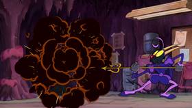 Screenshots from the 2022 Netflix cartoon Cupstaged