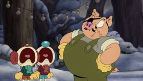 Screenshots from the 2022 Netflix cartoon Holiday Tree-dition