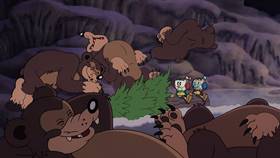 Screenshots from the 2022 Netflix cartoon Holiday Tree-dition