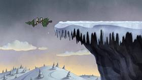 Screenshots from the 2022 Netflix cartoon Holiday Tree-dition