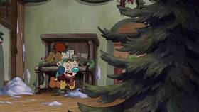 Screenshots from the 2022 Netflix cartoon Holiday Tree-dition