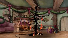 Screenshots from the 2022 Netflix cartoon Holiday Tree-dition