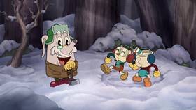 Screenshots from the 2022 Netflix cartoon Holiday Tree-dition