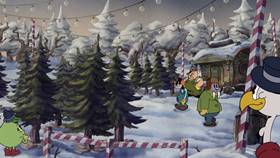 Screenshots from the 2022 Netflix cartoon Holiday Tree-dition