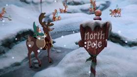 Screenshots from the 2022 Netflix cartoon A Very Devil Christmas