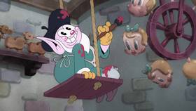 Screenshots from the 2022 Netflix cartoon A Very Devil Christmas