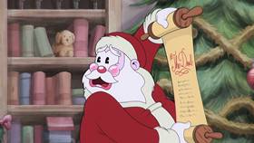 Screenshots from the 2022 Netflix cartoon A Very Devil Christmas