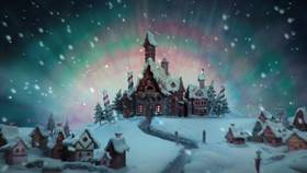 Screenshots from the 2022 Netflix cartoon A Very Devil Christmas