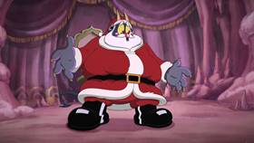 Screenshots from the 2022 Netflix cartoon A Very Devil Christmas