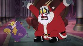 Screenshots from the 2022 Netflix cartoon A Very Devil Christmas