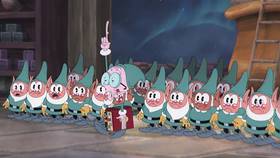 Screenshots from the 2022 Netflix cartoon A Very Devil Christmas