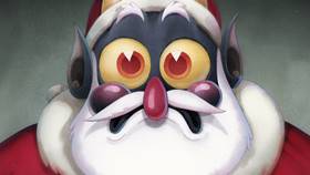 Screenshots from the 2022 Netflix cartoon A Very Devil Christmas