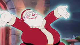 Screenshots from the 2022 Netflix cartoon A Very Devil Christmas