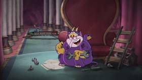 Screenshots from the 2022 Netflix cartoon A Very Devil Christmas