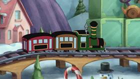 Screenshots from the 2022 Netflix cartoon A Very Devil Christmas