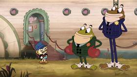 Screenshots from the 2022 Netflix cartoon Special Delivery