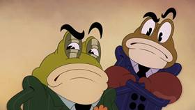 Screenshots from the 2022 Netflix cartoon Special Delivery