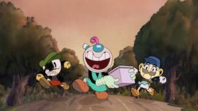 Screenshots from the 2022 Netflix cartoon Special Delivery