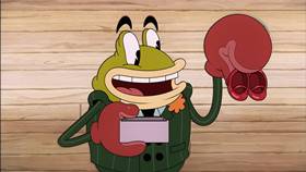 Screenshots from the 2022 Netflix cartoon Special Delivery