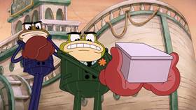 Screenshots from the 2022 Netflix cartoon Special Delivery