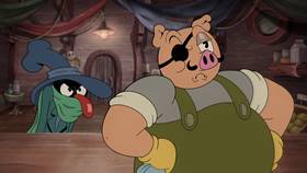 Screenshots from the 2022 Netflix cartoon Special Delivery