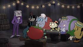 Screenshots from the 2022 Netflix cartoon Down & Out